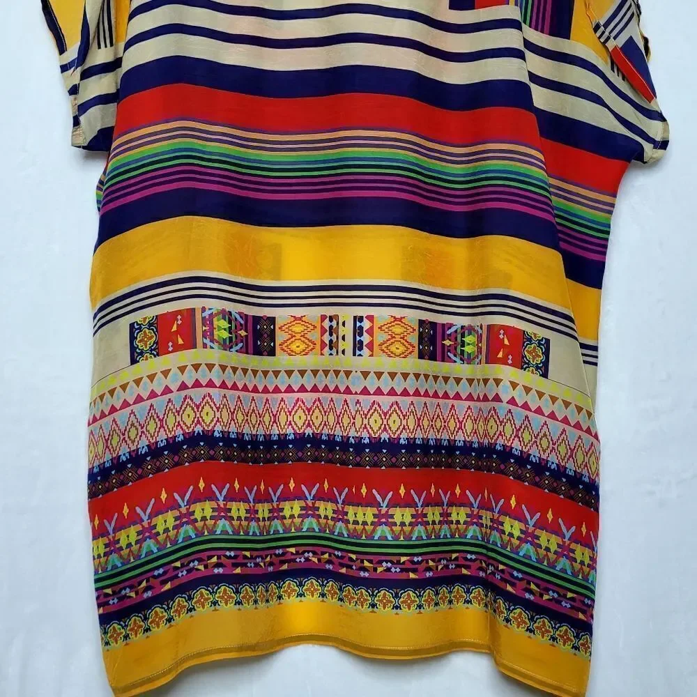 Johnny‎ Was Multicolored Brenda Blouse Size Medium